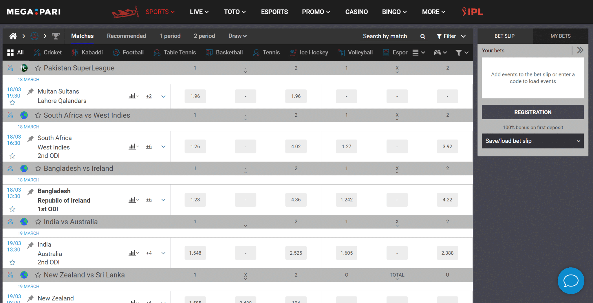 is betting legal in india megapari promo code