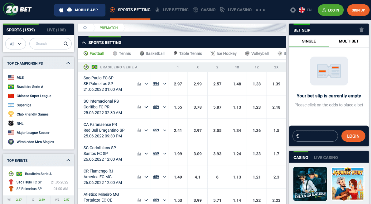20bet review