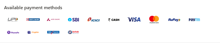 Parimatch Payment Methods