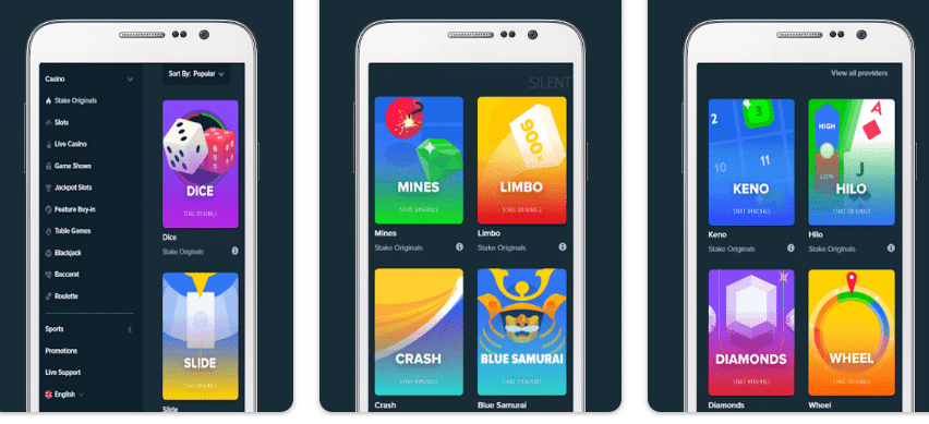 stake casino app