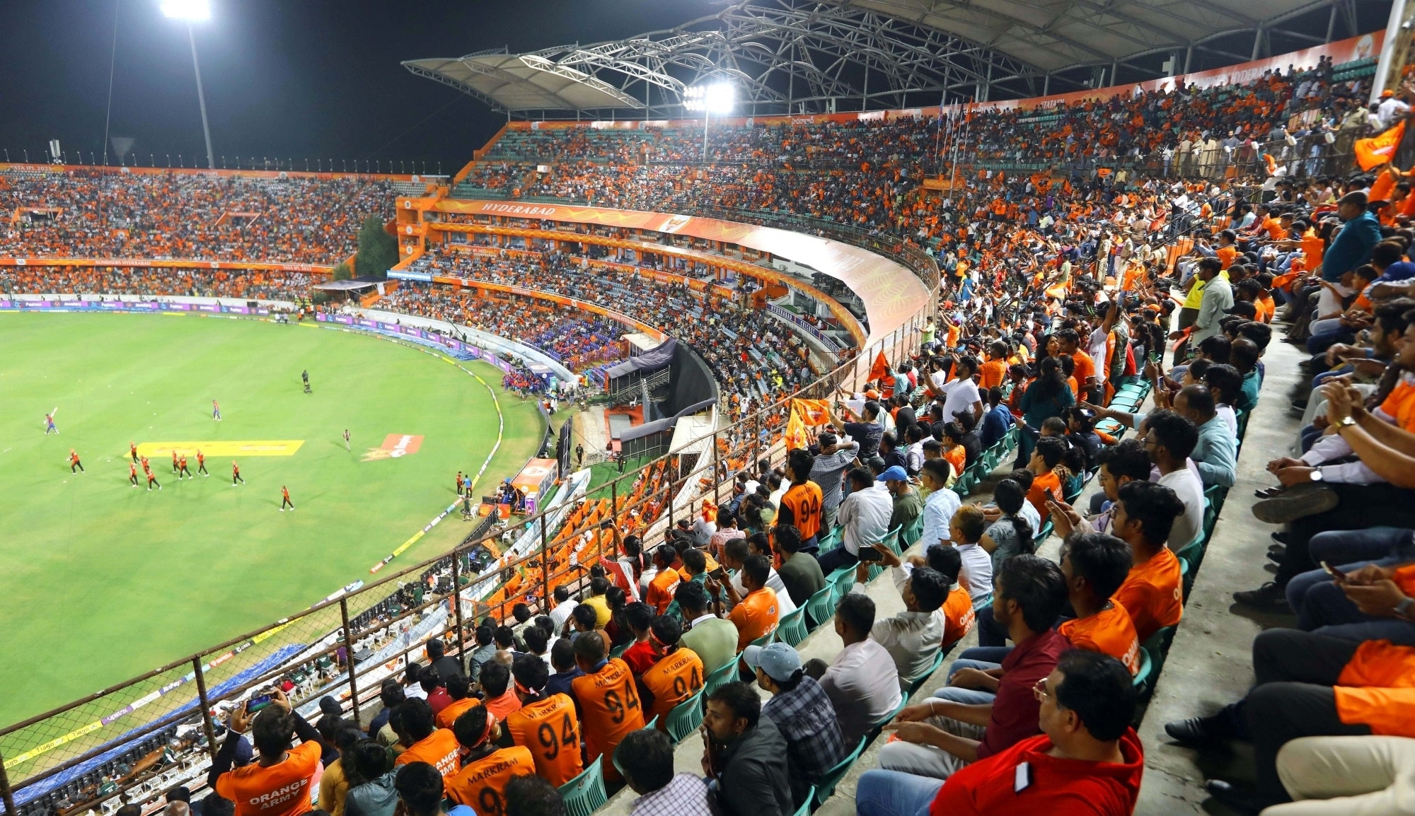 Rajiv Gandhi International Cricket Stadium records