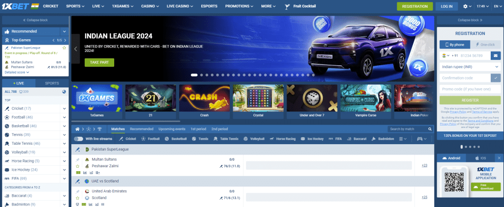 1xbet website
