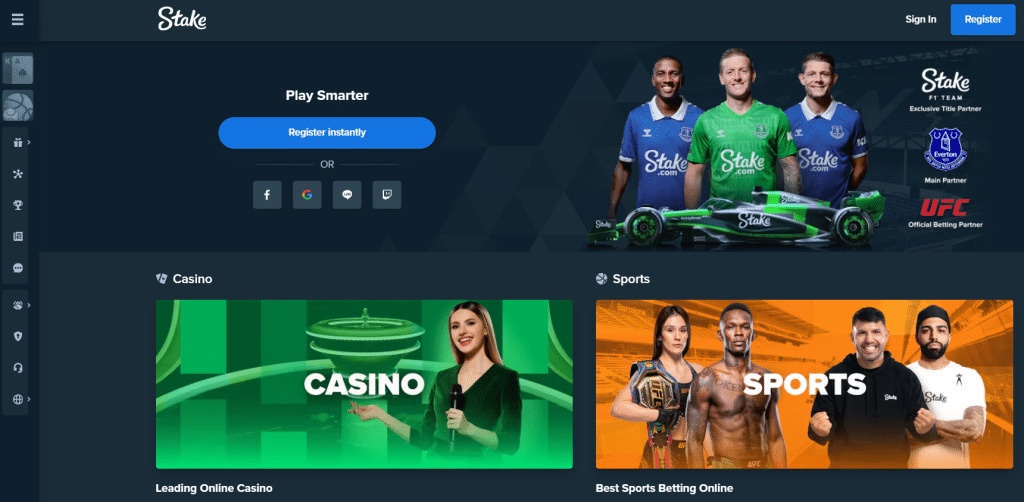 Stake website