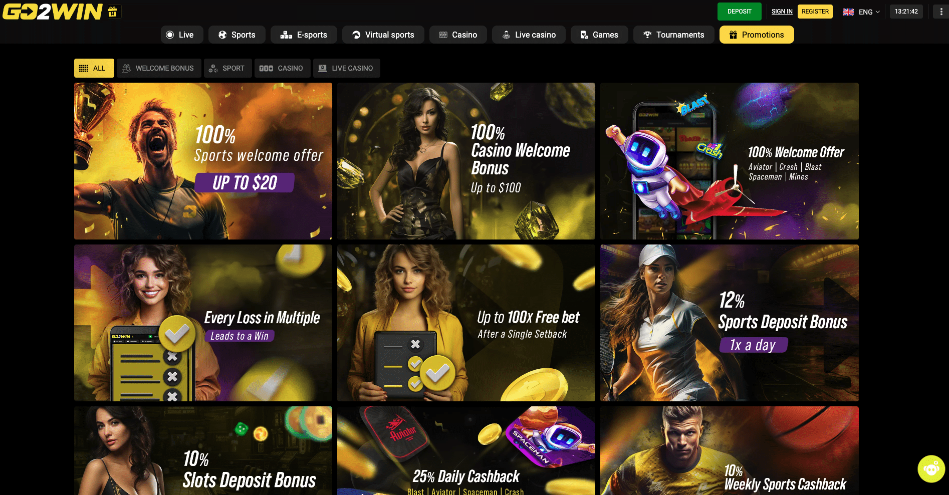 Go2Win Review offers