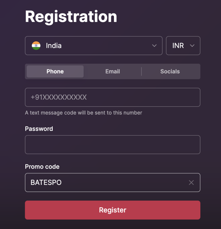 Batery Bet Promo Code: BATESPO for ₹30,000